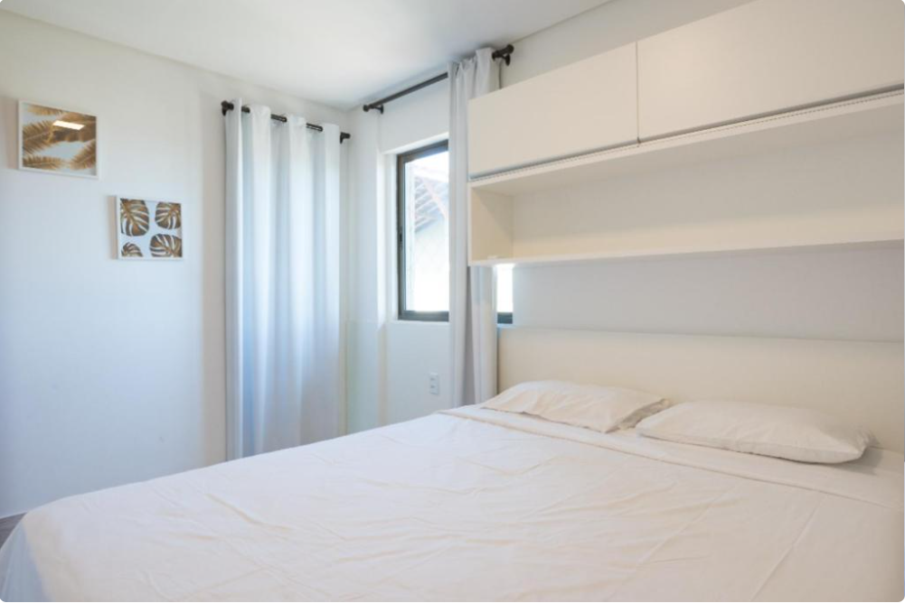 Segundo quarto com duas camas de solteiro no Polinésia Resort